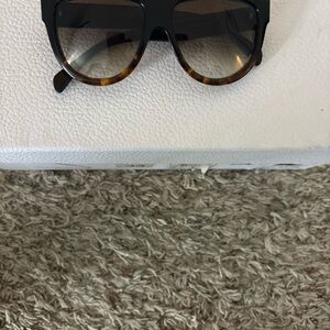 Classic Celine Black and Tortoise Sunglasses
